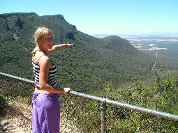 Look out on the way up Mt William. View towards Redman Bluff and beyond Grampians Paradise Camping and Caravan Parkland